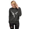 Unisex Premium Sweatshirt - Logo Light Front Big - Image 9